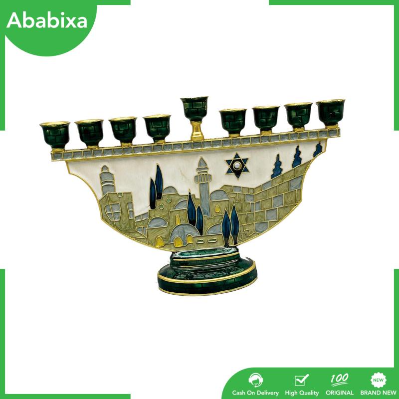 [Ababixa] Giá Đỡ Đèn Cầy Menorah 9 Nhánh Trang Trí Nhà Cửa Phòng Ăn Tối / Nông Trại