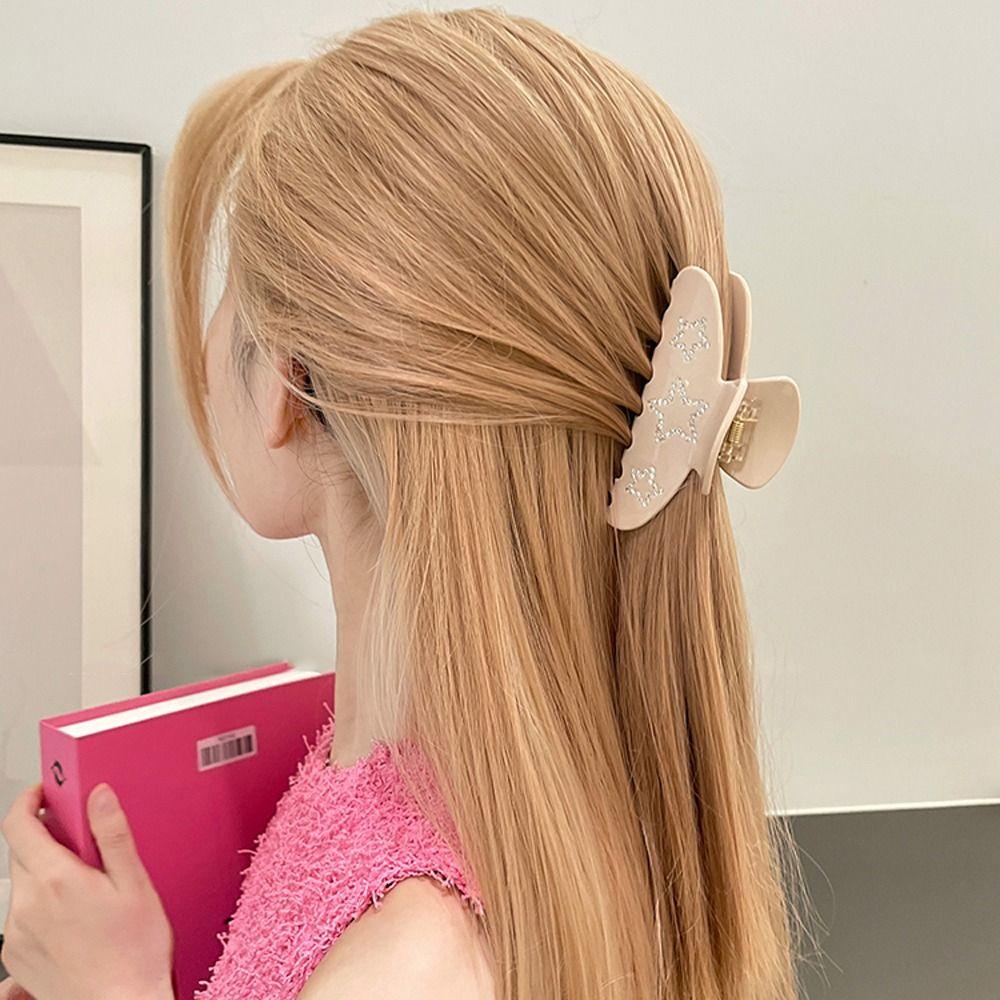 ANEMONE Kẹp Tóc Hình Ngôi Sao Năm Cánh Phong Cách Hàn Quốc Cho Nữ