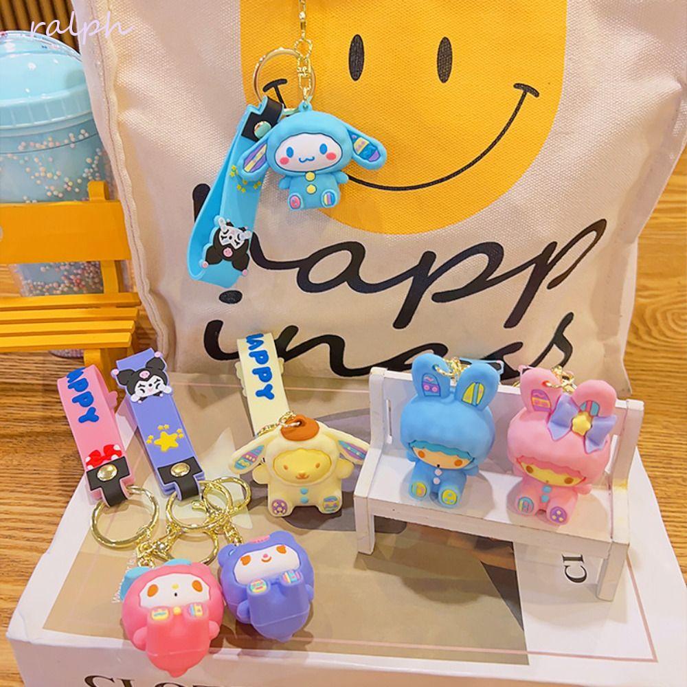 Móc Chìa Khóa Bằng Hợp Kim Hình Cinnamoroll Melody Độc Đáo Giá Đỡ