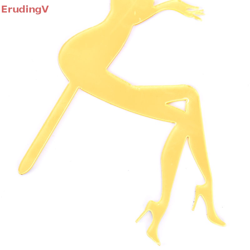 [ErudingV] Que Cắm Trang Trí Bánh Kem Hình Giày Cao Gót Cho Tiệc Cưới [Mới]