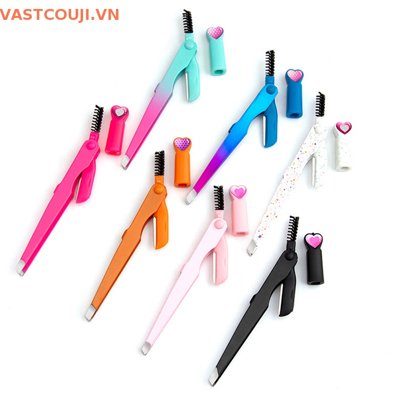 Nhíp Nhổ Lông Mày Bằng Thép Không Gỉ 3 Trong 1 Tiện Dụng