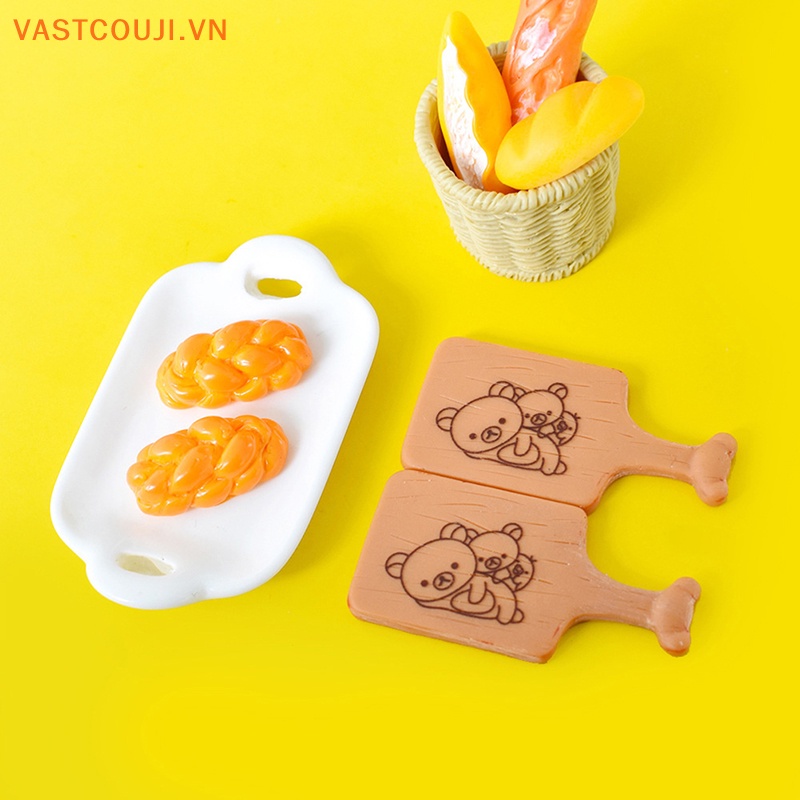 Set 5 Mô Hình Bánh Mì VASTJI Trang Trí Nhà Búp Bê