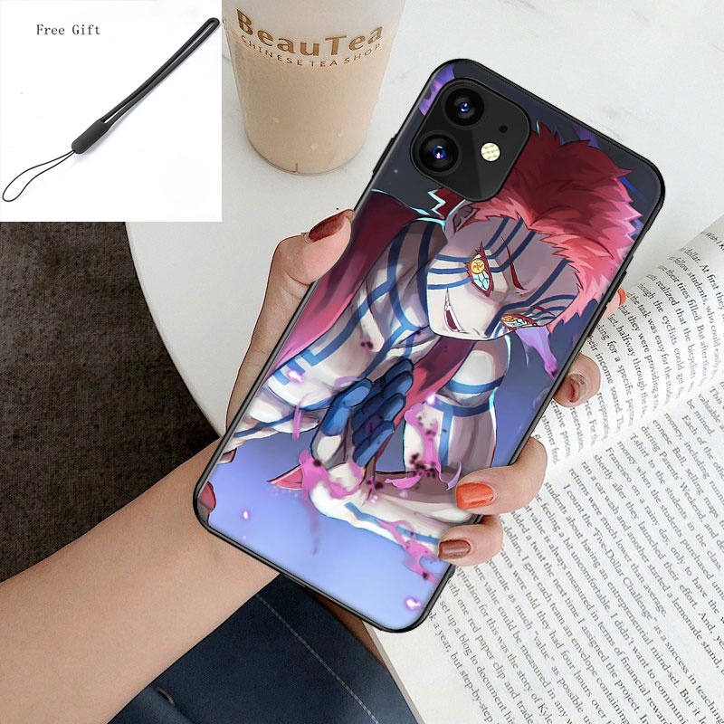 Ốp Điện Thoại Hình Akaza Cho iPhone 14 Plus Pro 11 XR XS 6 6S 7 / 8 / SE 2020 Plus A2