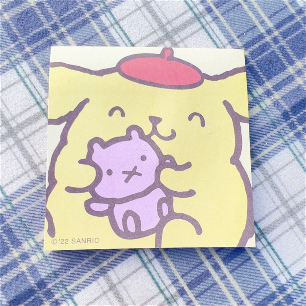 SANRIO Set 50 Tờ Giấy Dán Ghi Chú Họa Tiết Hoạt Hình Dễ Thương