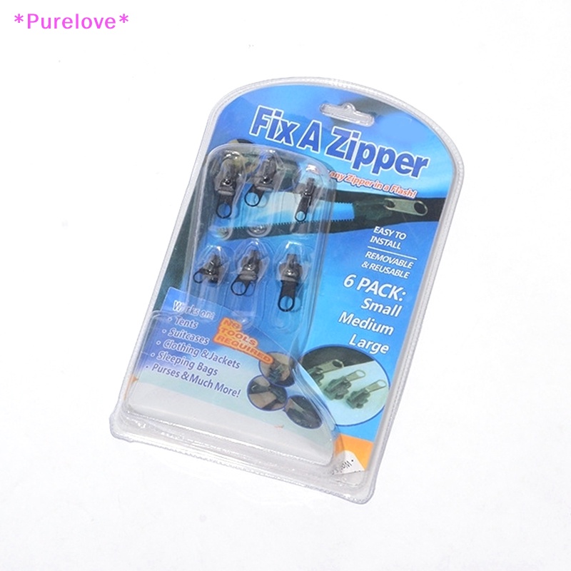 Set 6 Khóa Kéo Thay Thế Chuyên Dụng Cho May Vá DIY Mới