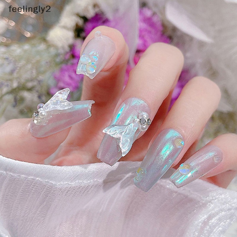 Bộ 20 HạT ĐíNh Trang Trí MóNg HìNh Đuôi Cá 3D