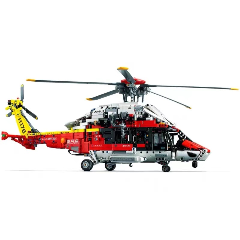 Đồ chơi Lắp ráp Mô hình máy bay Airbus H175 Rescue Helicopter 74666