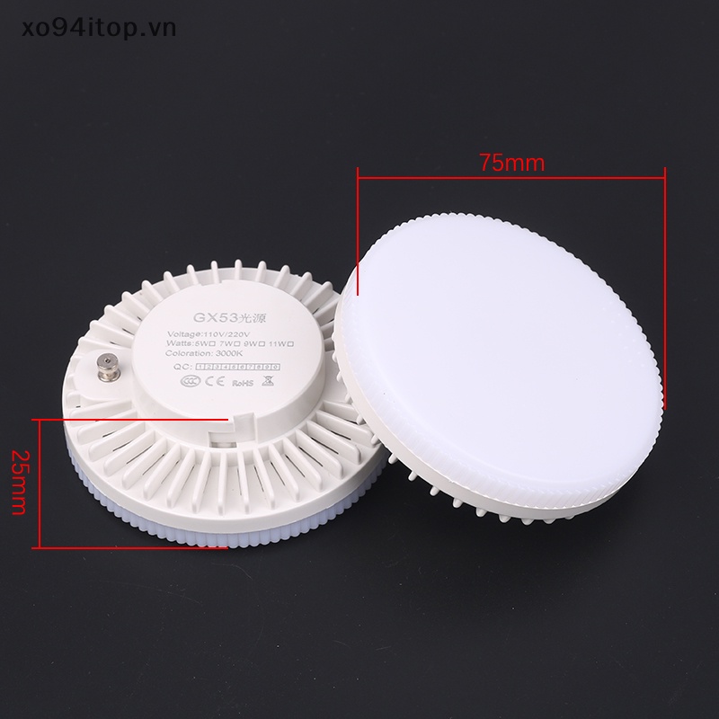 Bóng Đèn Led XOITOP Gx53 5W 7W 9W AC 90-265V Ánh Sáng Trắng Ấm Đa Ứng Dụng