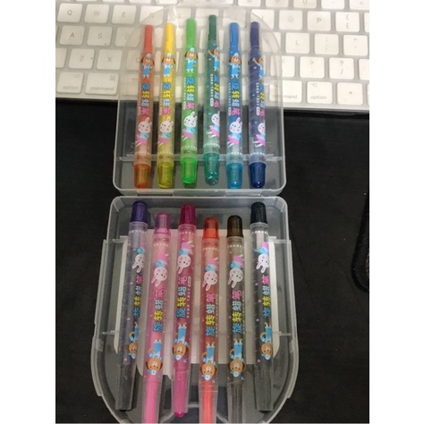 Sáp màu vặn 12/18/24 màu BC601