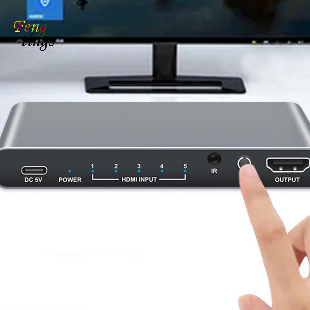 Bộ Công Tắc HDMI 5 Trong 1 Ra 4K 60Hz AC3 / DSD / LPCM7.1 / Cho Dolby AC3 / DSD