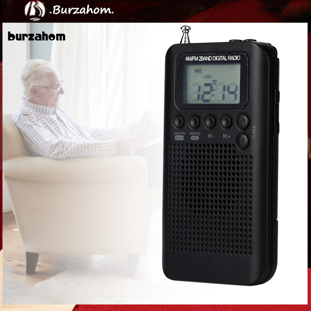 Radio Kỹ Thuật Số HRD-104 Màn Hình LCD 1.3 Inch 40mm Chuyên Dụng Cho Xe Đạp