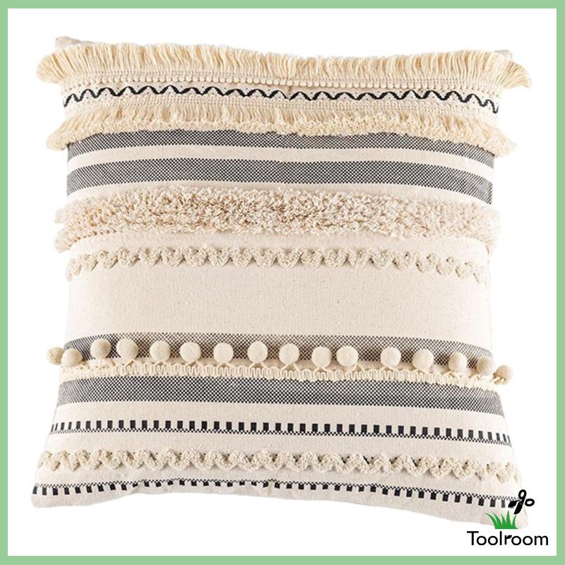 Vỏ Gối Vải Cotton Kích Thước 30x50cm Phong Cách Boho Độc Đáo Trang Trí Nhà Cửa