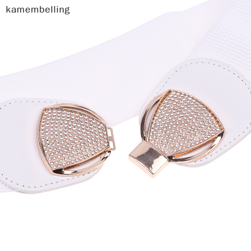 Thắt Lưng Nữ Bản Rộng Co Giãn Đính Đá Thanh Lịch