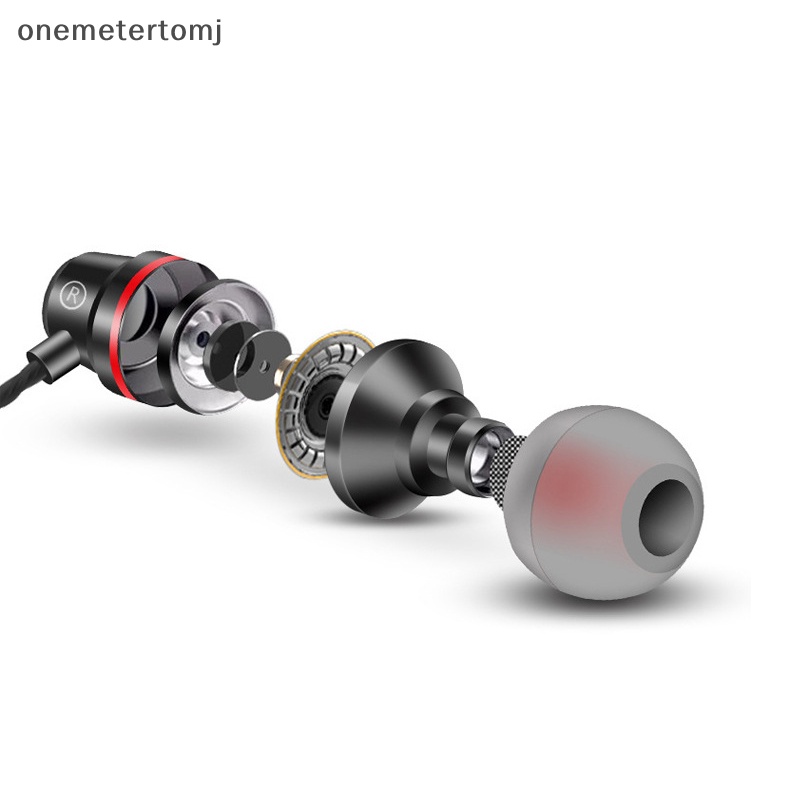 Onemetertomj Tai Nghe Thể Thao Nhét Tai Có Dây 3.5mm Chống Ồn Kèm Mic