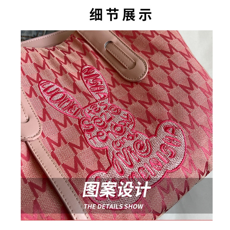 Túi Xách Vải Jacquard Sức Chứa Lớn Thời Trang Xuân Hè Cao Cấp Dành Cho Nữ