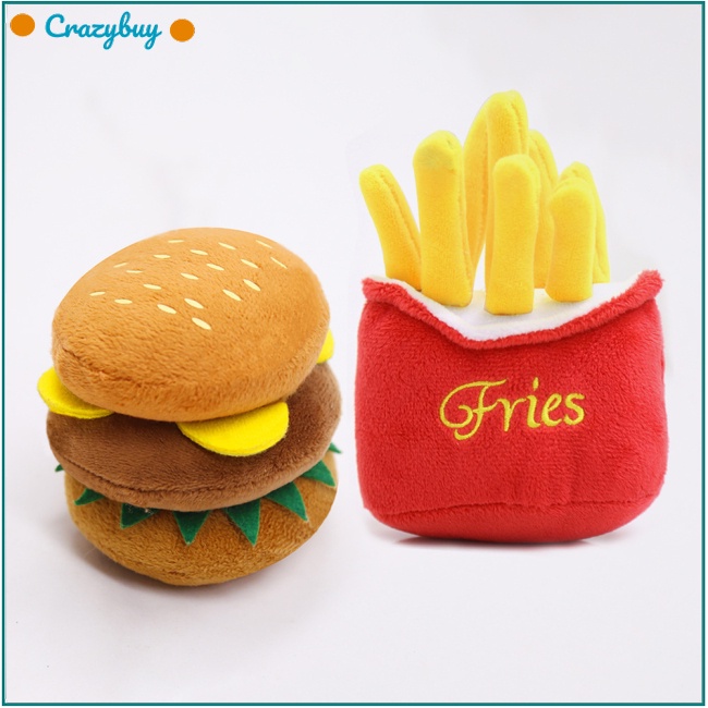 Cr Thú Nhồi Bông Nhiều Màu Sắc Phát Ra Âm Thanh Chống Cắn Làm Sạch Răng Cho Thú Cưng