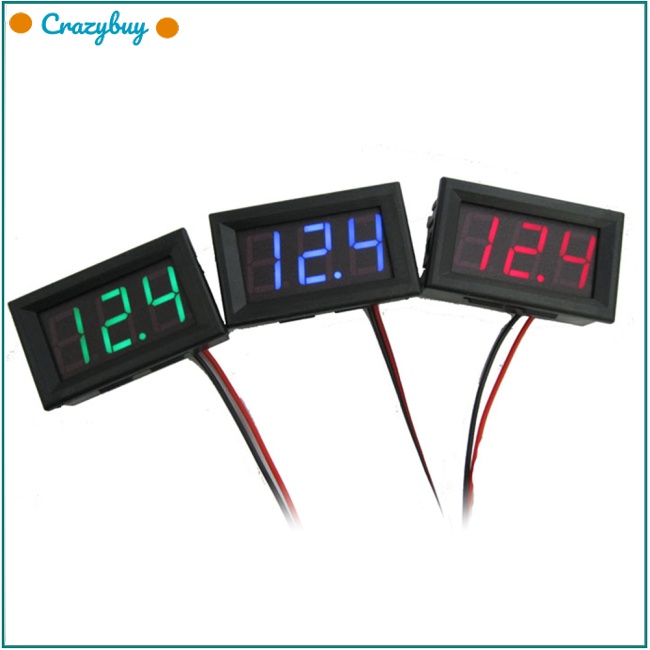 Vôn Kế Kỹ Thuật Số 3 Dây 0.56 Inch DC 0V-30.0V Sự Bảo Vệ