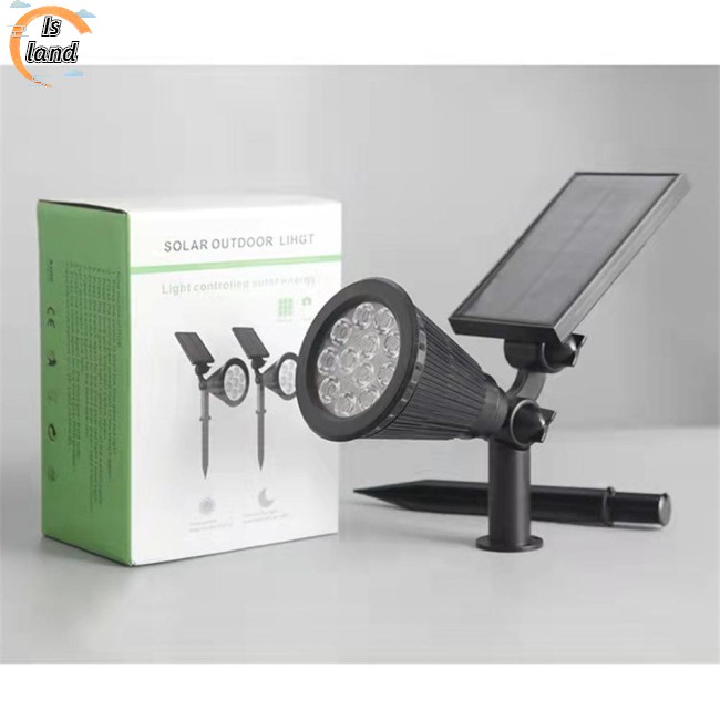 Đèn Led Trang Trí Sân Vườn Dùng Năng Lượng Mặt Trời Có Thể Điều Chỉnh 7 Màu Sắc Thay Đổi 180 Độ