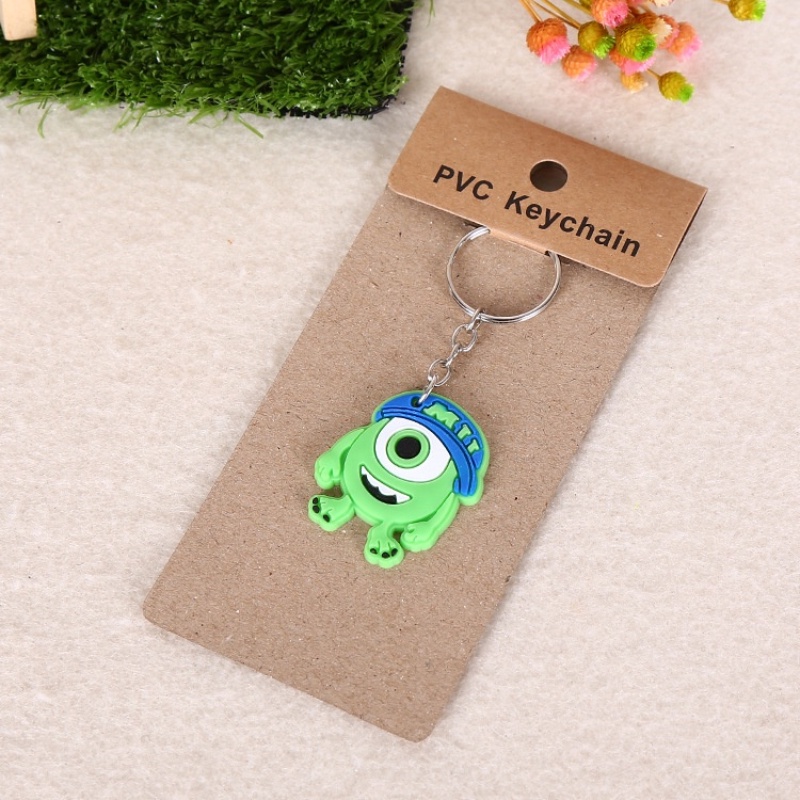 Móc Khóa Silicon Thân Thiện Với Môi Trường Họa Tiết Hoạt Hình Dễ Thương