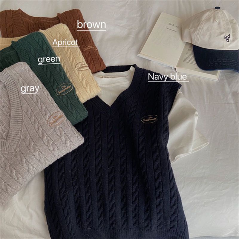 Áo Dệt Kim Sát Nách Màu Trơn Cổ Điển Thời Trang Hè Thu Cho Nữ