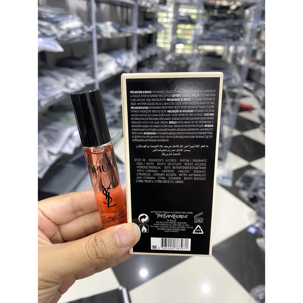 Nước hoa nữ YSL Black O.pium Women EDP nước hoa nữ thơm lâu ngọt ngào loại 20ml