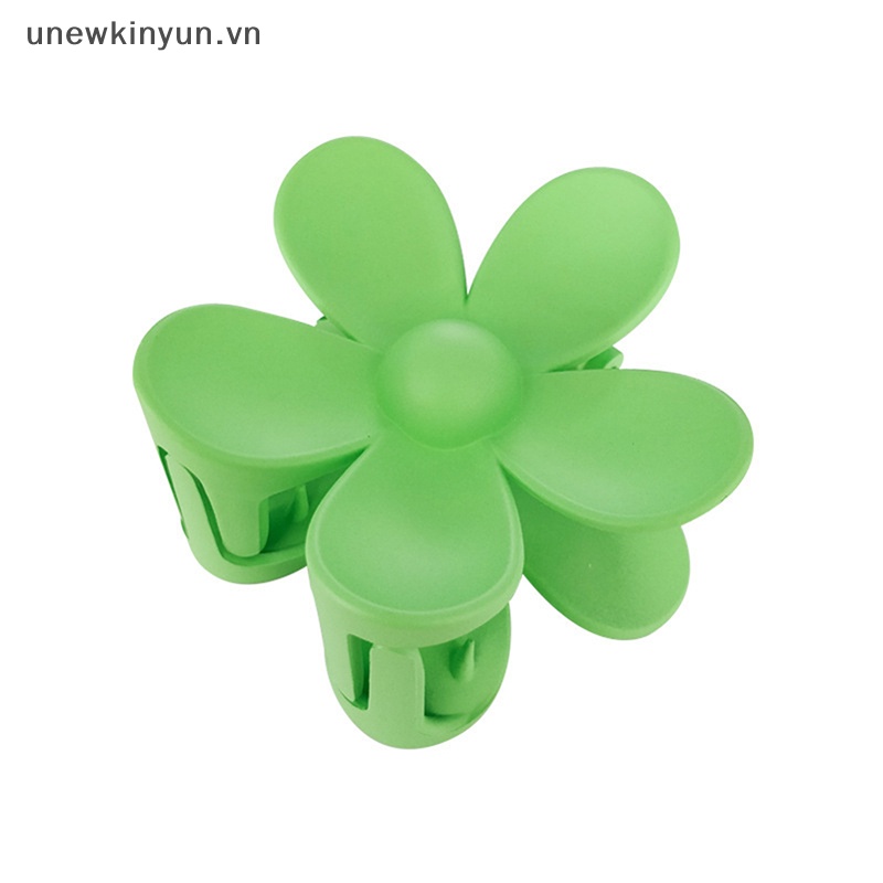 Kẹp Tóc Càng Cua Hình Hoa Màu Kẹo Ngọt Cho Nữ