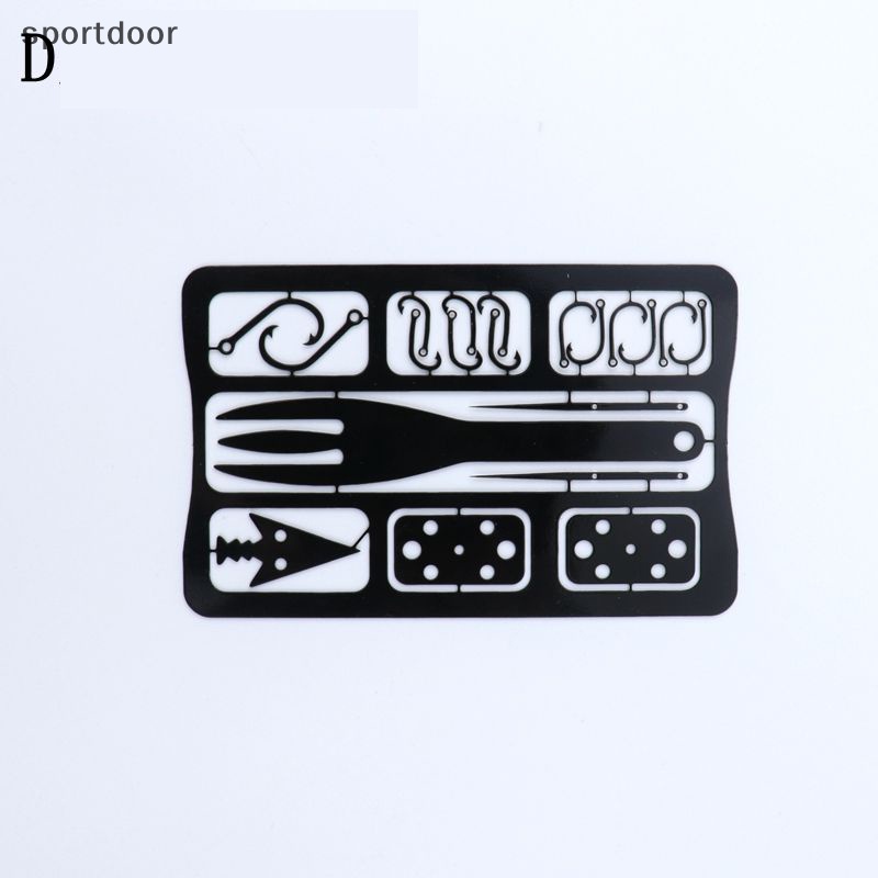 1 Thẻ Móc Câu Cá Bằng Thép Không Gỉ Tiện Dụng