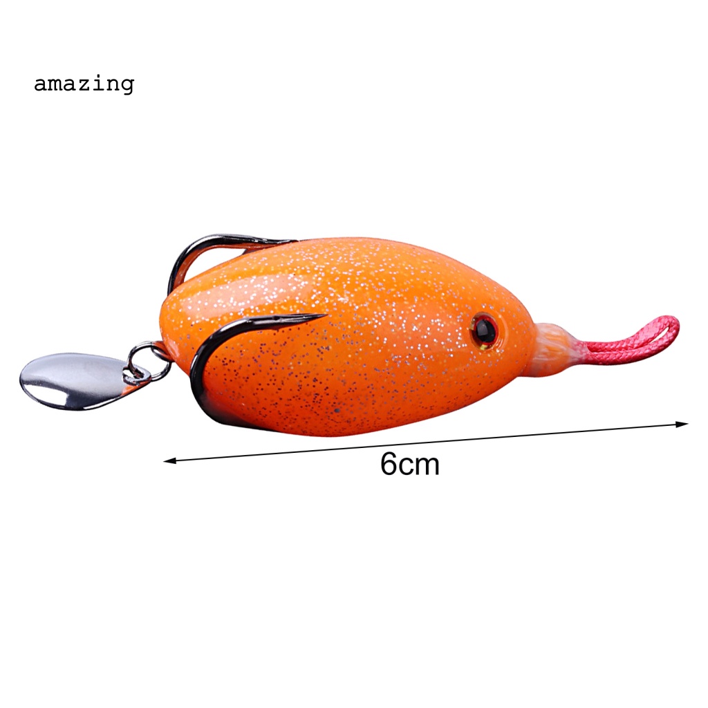 Mồi Câu Cá Giả Hình Ếch Con 6cm / 13g