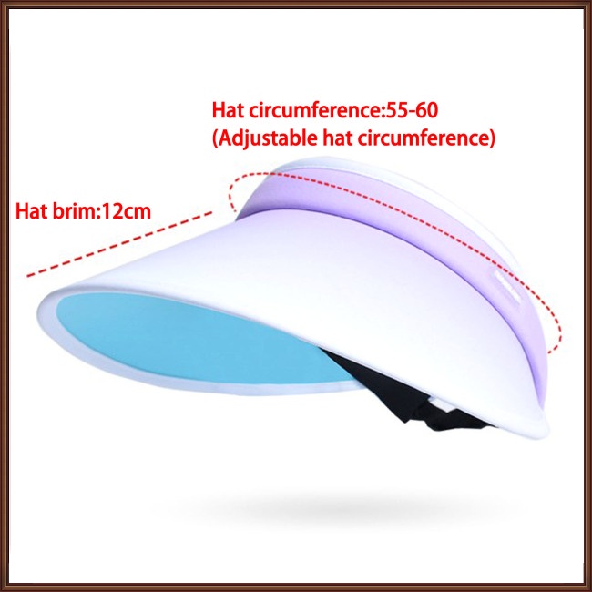 Nón Rộng Vành Hở Chóp Chống Tia Uv Thời Trang Đi Biển Mùa Hè Cho Nữ