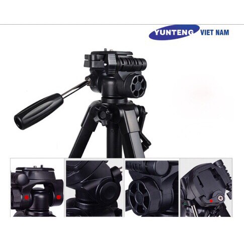 Giá đỡ 3 chân điện thoại, máy ảnh, camera VCT 668/Neepho NP-8830/NP-8850