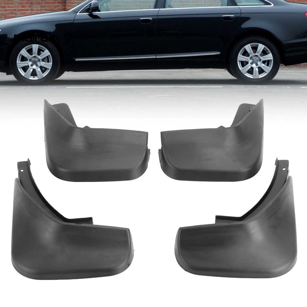 Set 4 Tấm Chắn Bùn LB-SY-532 Bằng ABS Màu Đen Chống Đóng Băng Cho Audi A6L 06-11