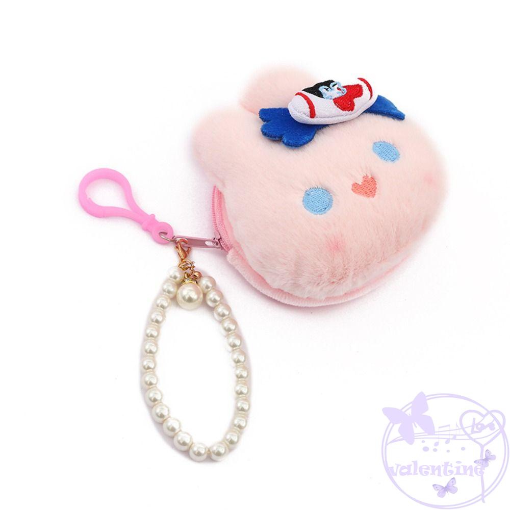 Móc Khóa Thỏ Nhồi Bông Mềm Mại Dễ Thương