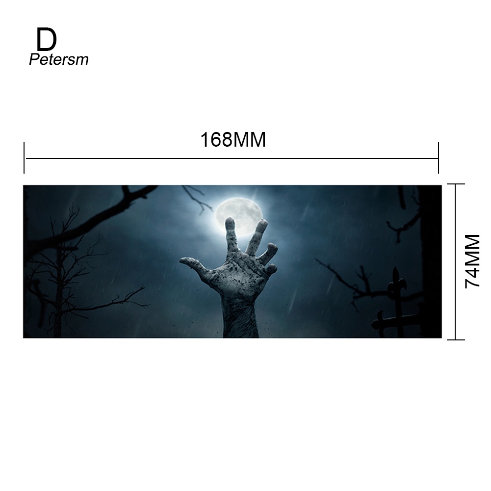 Miếng Dán Kính Cửa Sổ Xe Hơi Bằng PP Họa Tiết Kinh Dị