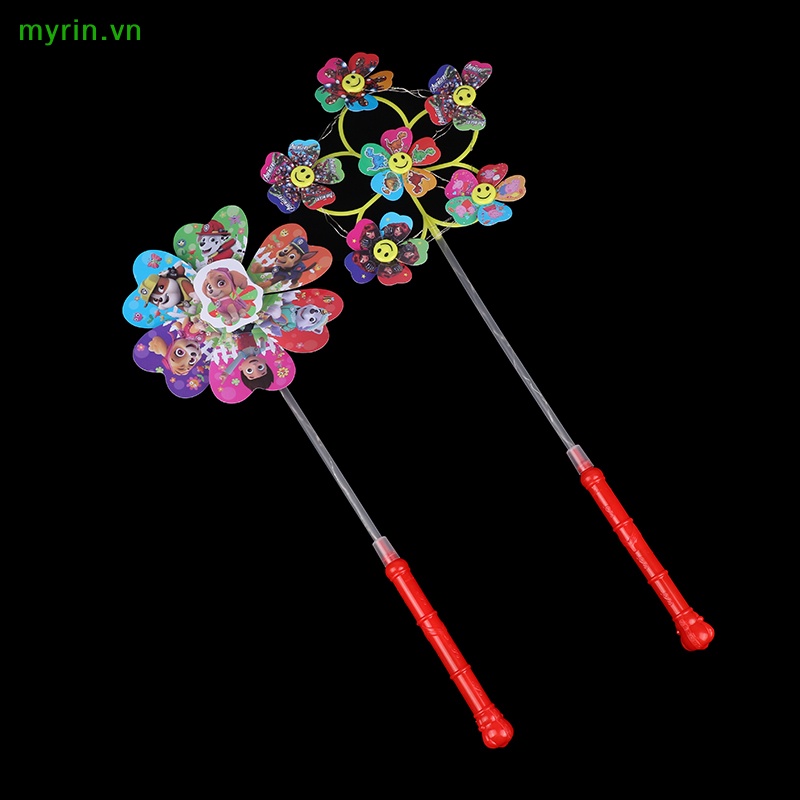 Set 6 Chong Chóng Gió Đồ Chơi Có Đèn Led Độc Đáo