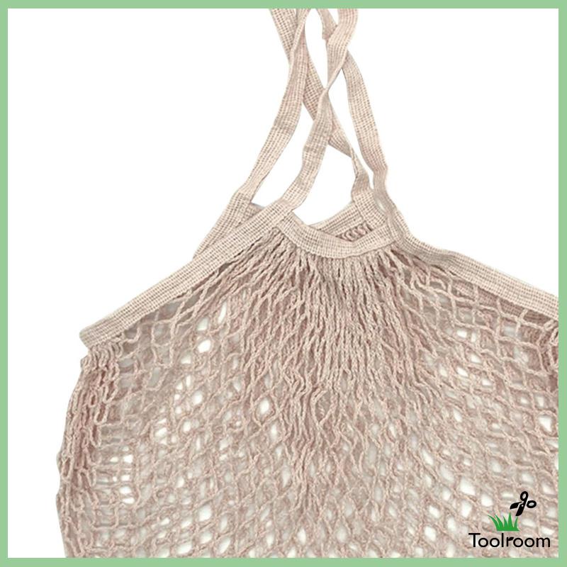 Set 4 Túi Lưới Mua Sắm / Đi Biển / Rau Củ Quả Có Thể Giặt Sạch