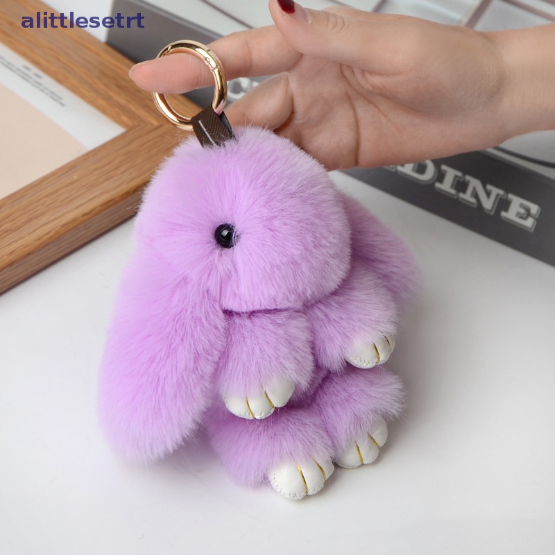 Móc Khóa Thỏ Nhồi Bông Đáng Yêu