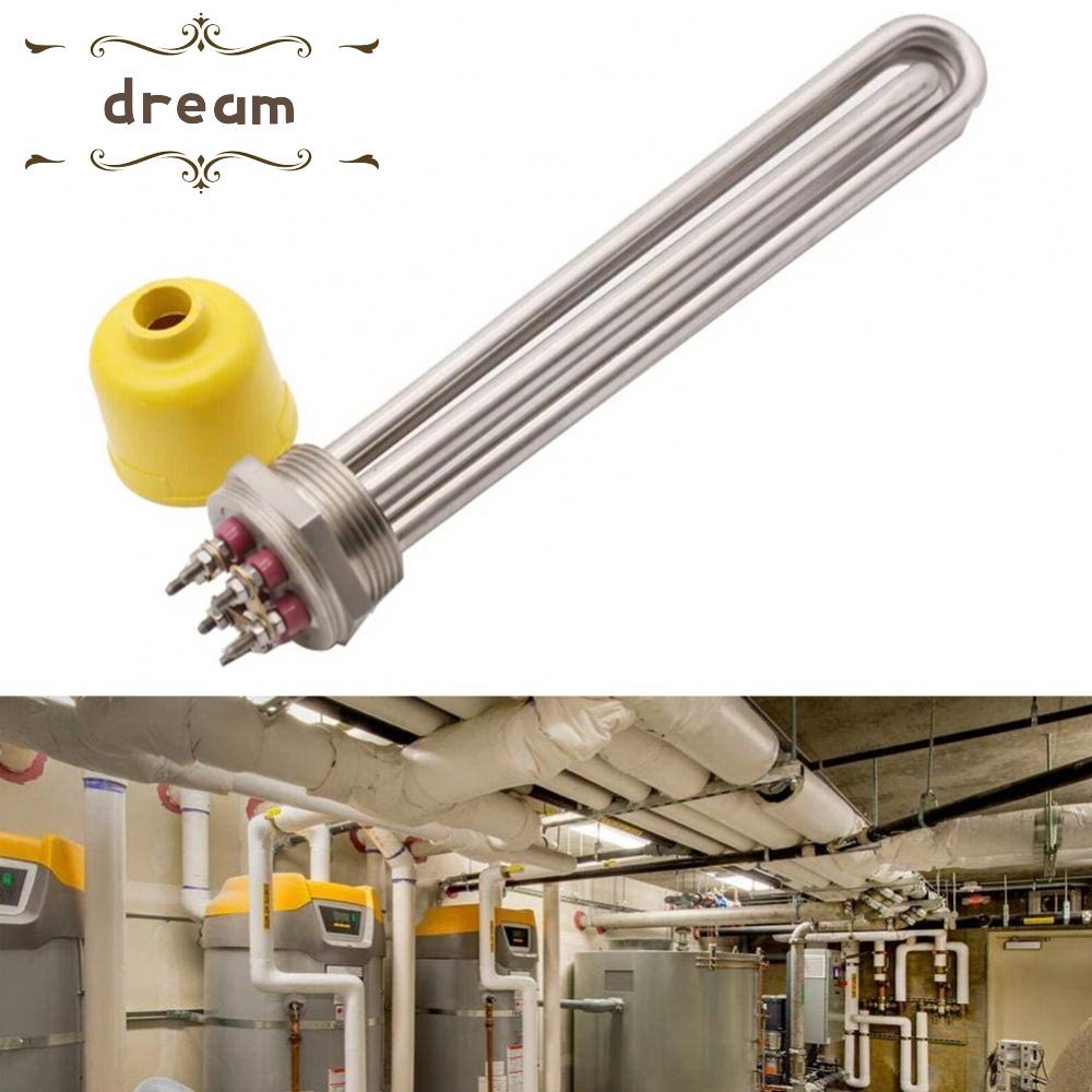 【DREAMLIFE】Heating Pipe Accessories Replacement 1 Set 230V <0.5 MA. Stainless Steel