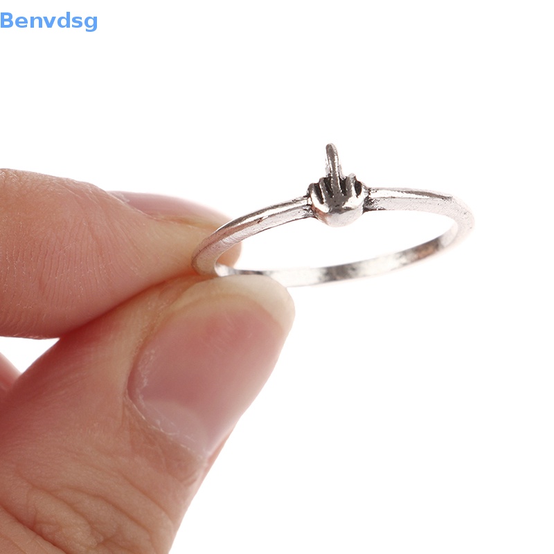 Benvdsg > Nhẫn Thời Trang Họa Tiết Ngón Giữa Phong Cách Rock Dành Cho Nam Và Nữ