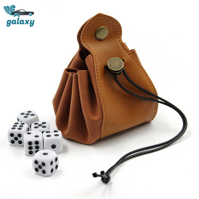 Galaxy Túi Da Pu Dây Rút Đa Năng Đựng Tiền Xu / Chìa Khóa Tiện Dụng Ốp