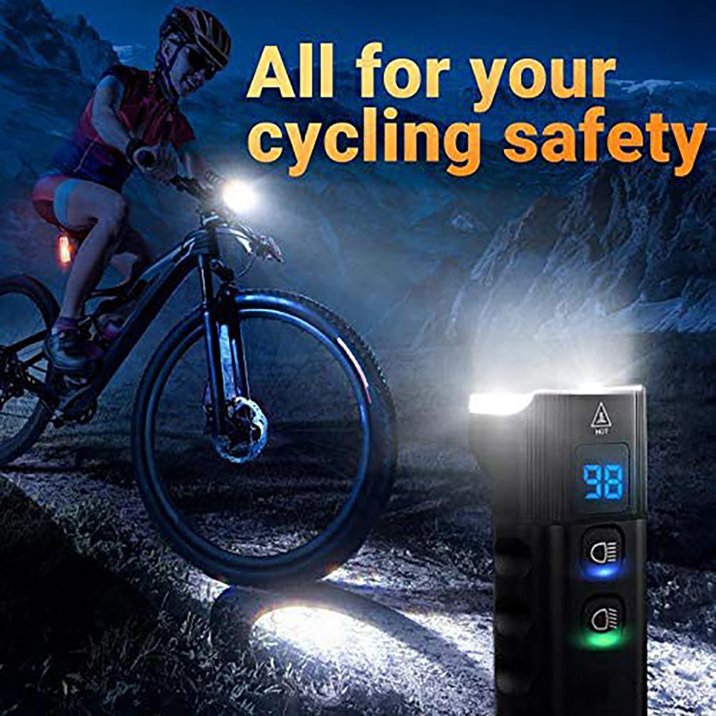 Yq100 2000 Lumens Usb Rechargeable Bicycle Front Light With Ip65 Waterproof And 13 Lighting Modes [Q/3]