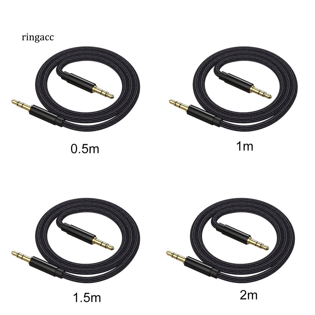 Dây Cáp Âm Thanh AUX 3.5mm Bằng Hợp Kim Nhôm Cho PC RGA