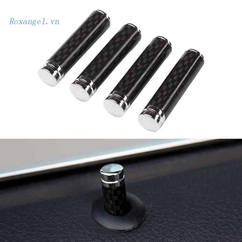 Bộ 4 Chốt Khóa Cửa Xe Hơi / Xe Tải Bằng Sợi Carbon Hiệu Suất Cao