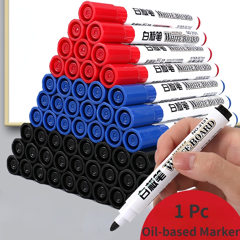 [Đặc trưng] Bút Lông Đánh Dấu Đầu Lớn Chống Nước Mau Khô Màu Đen Dành Cho Học Sinh