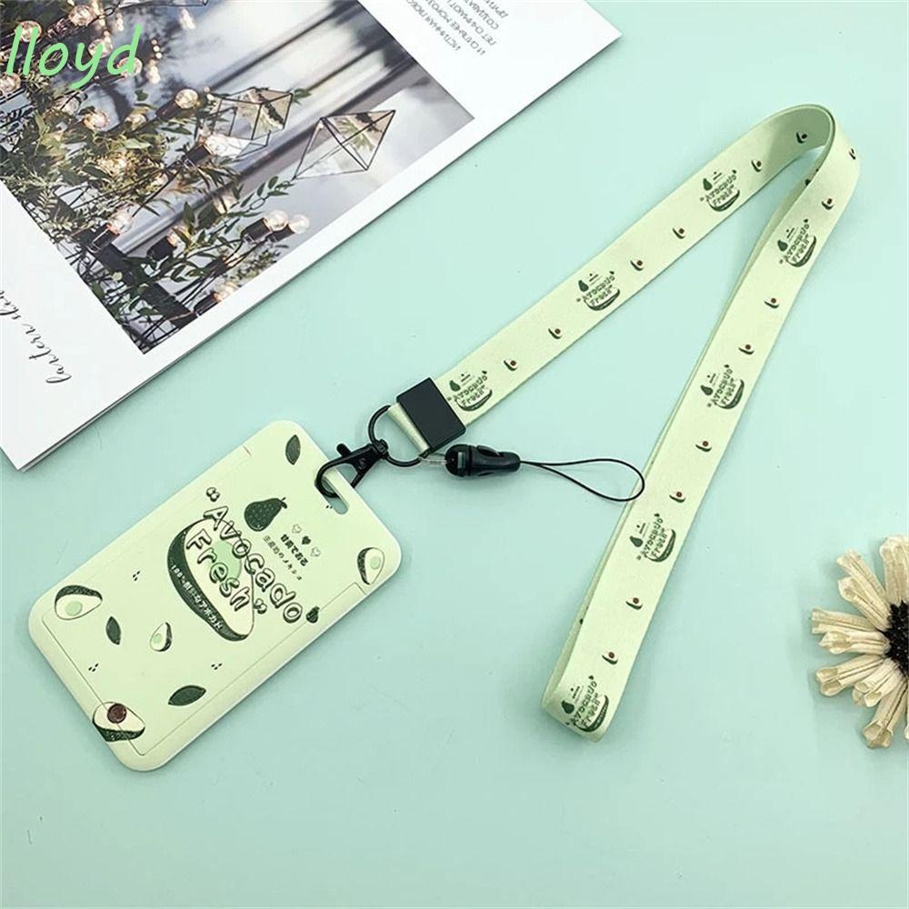 Lloyd Ốp Điện Thoại In Hình Dâu Tây / Bơ Có Dây Đeo Cổ Phong Cách Doanh Nhân