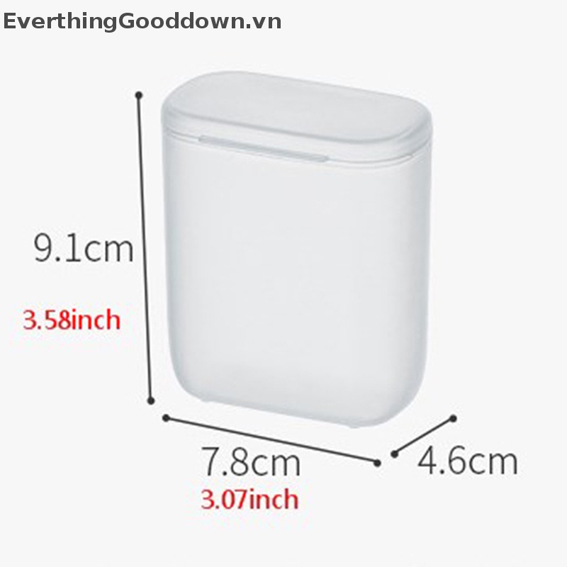 Everthinggooddown Hộp Đựng Dây Cáp Tai Nghe Trang Sức Đồng Xu Đi Du Lịch vn