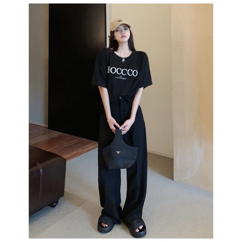 Áo Thun Tay Ngắn Dáng Rộng Phong Cách Hàn Quốc Hợp Thời Trang