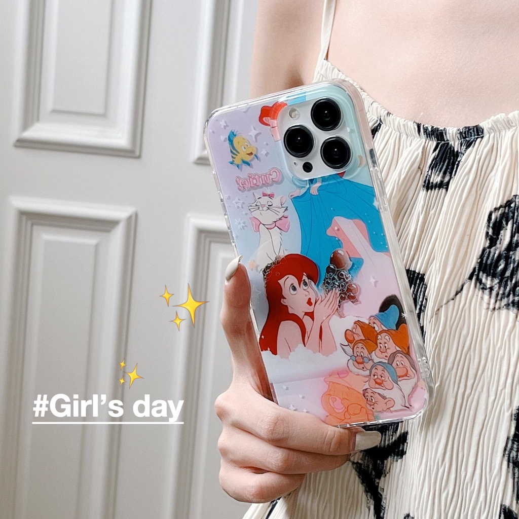 Ốp Điện Thoại Imd TPU Mềm Trong Suốt In Hình Mèo Hoạt Hình Chống Sốc Cho iPhone 14 13 12 11 Pro Max