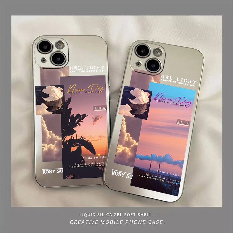 Ốp Điện Thoại TPU Silicon Mềm Mạ Điện Chống Sốc Cho IPhone 14 13 12 11 Pro XS Max XR X 8 + 7 6S Plus