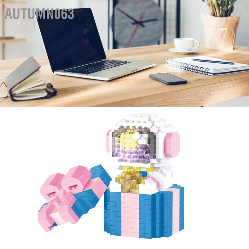 Autumn063 Phi Hành Gia Khối Xây Dựng Với Ánh Sáng Cắn Chặt Kết Nối Êm Ái Đồ Chơi Tinh Tế Cho Trẻ Em