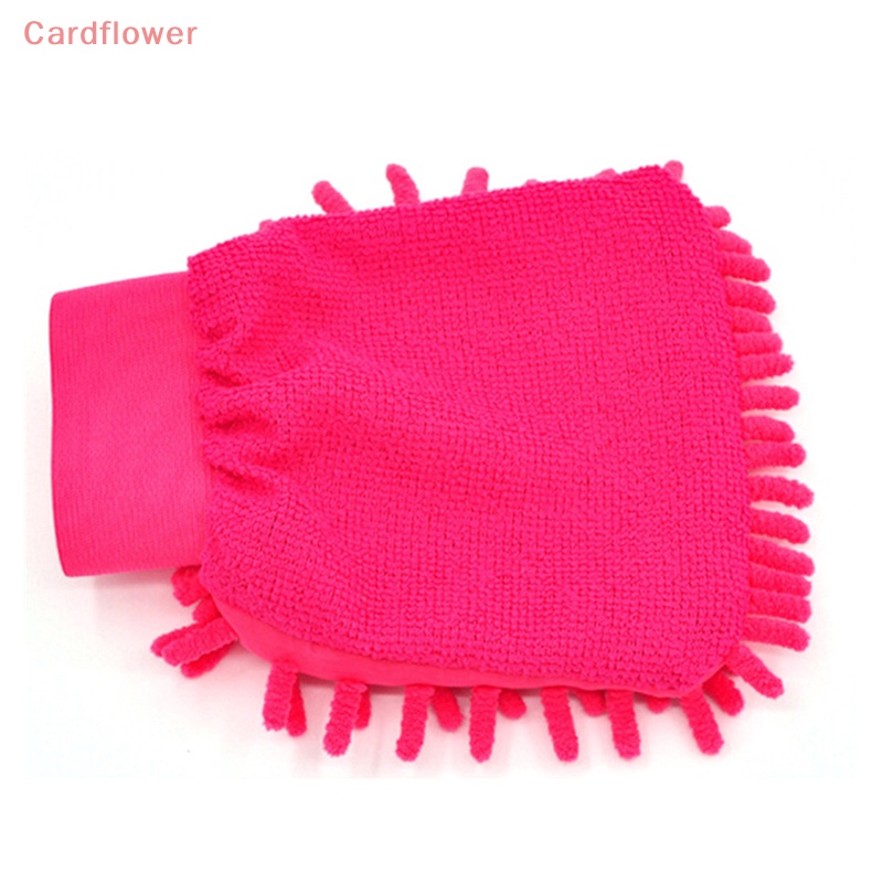 Găng Tay Rửa Xe 2 Trong 1 Bằng Sợi Microfiber Mềm Mại Không Trầy Xước